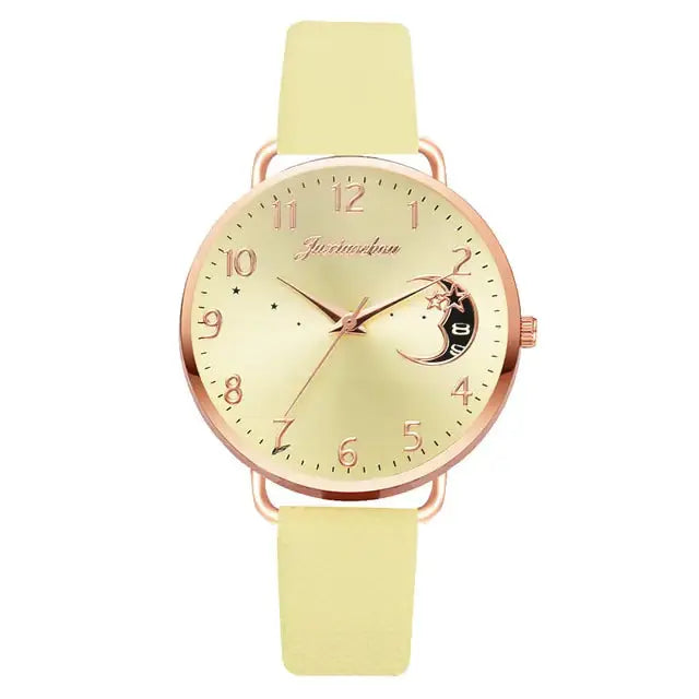 Moon Numbers Bracelet Watches Set GLR SHOPPING