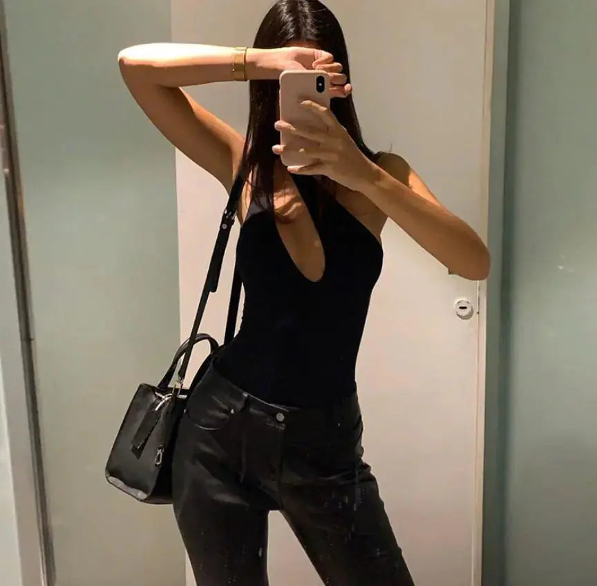 Women's One Shoulder Hollow Out Swimsuit GLR SHOPPING