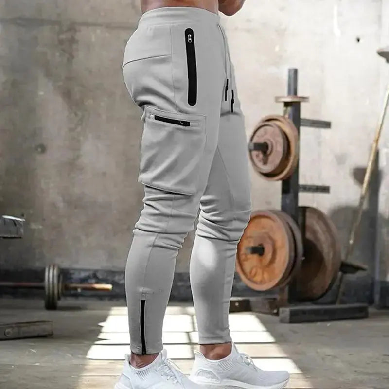 Sports Pants Multi-pocket Zipper Men GLR SHOPPING