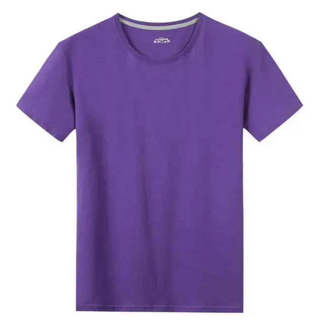 Plain Colored Short Sleeve Tees GLR SHOPPING