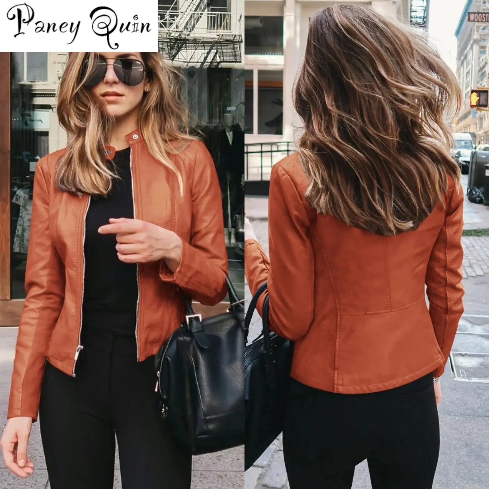 Faux Leather PU Jacket GLR SHOPPING