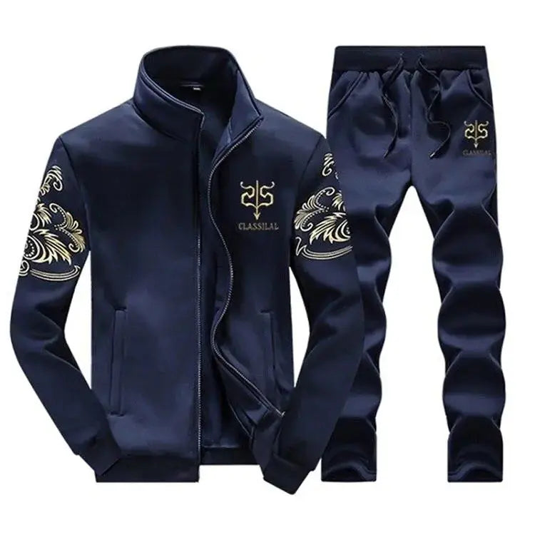 Men's Zipper Sweat Suit Set GLR SHOPPING