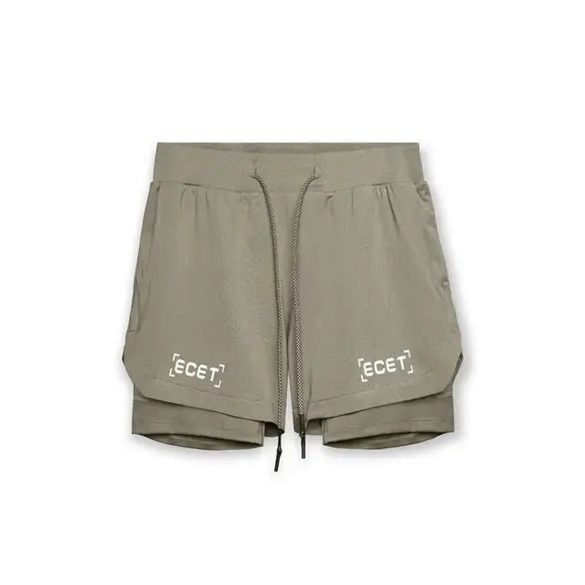 2 in 1 Double Layer Shorts GLR SHOPPING