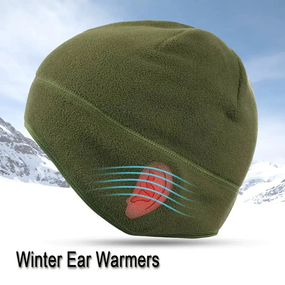 Warm Fleece Beanie with Earwarmer GLR SHOPPING