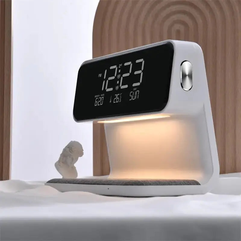 Bedside 3 In 1 LCD screen Alarm Clock GLR SHOPPING