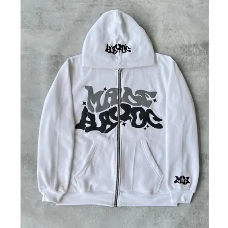 Y2K Hoodie Hip Hop Letter Print Oversized GLR SHOPPING