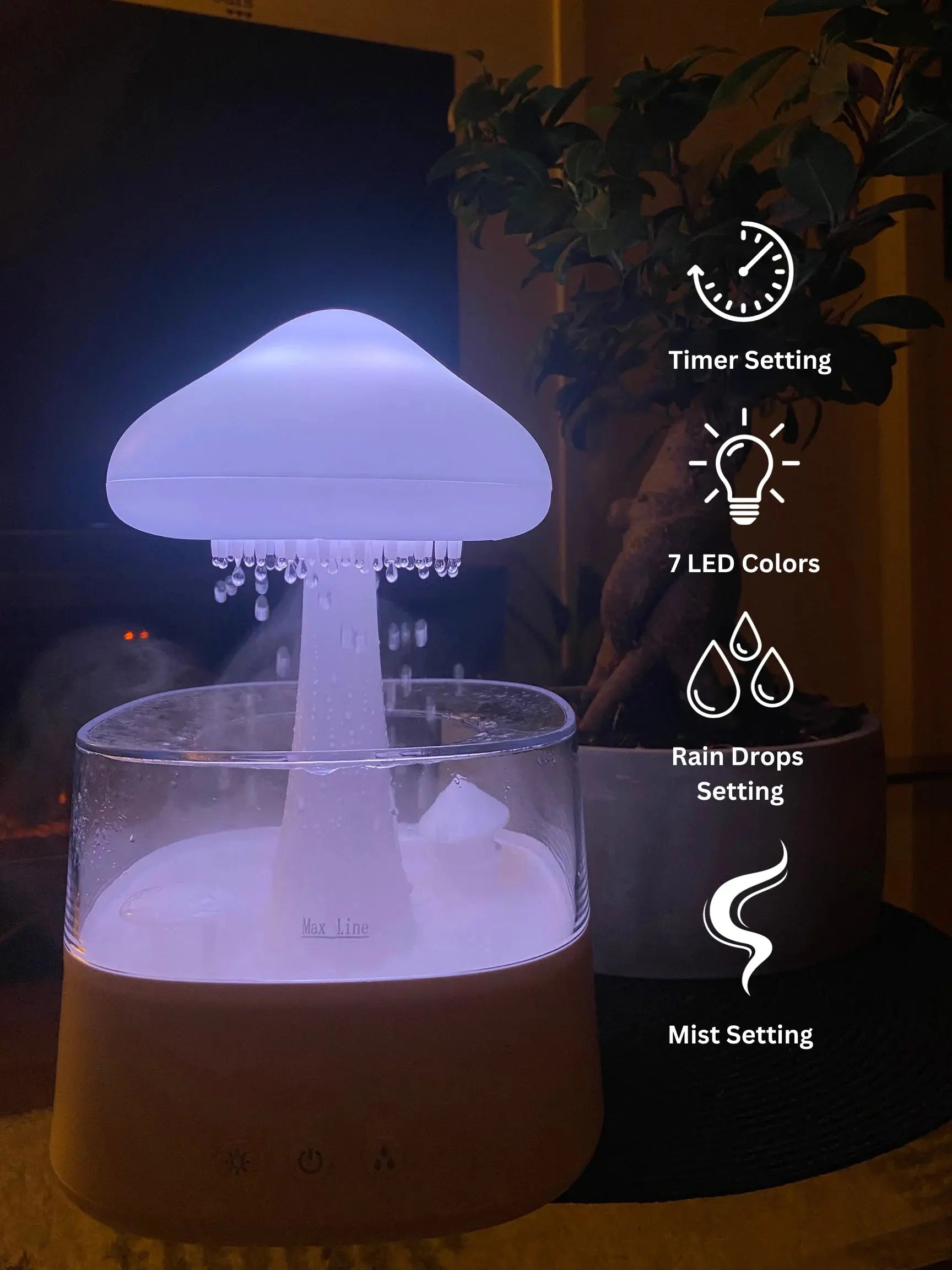 Mushroom humidifier GLR SHOPPING