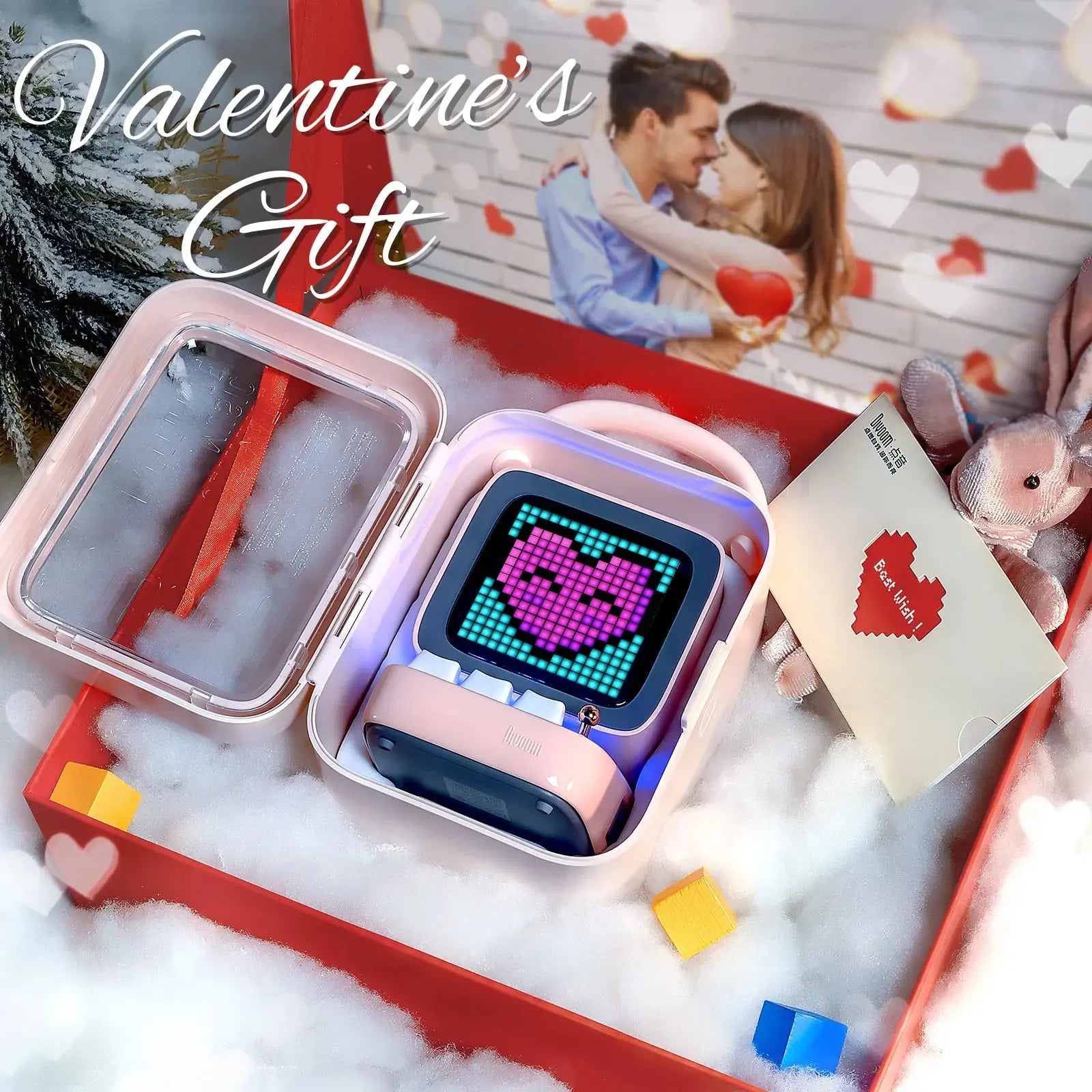 Retro Pixel Art Bluetooth Speaker and Alarm Clock GLR SHOPPING