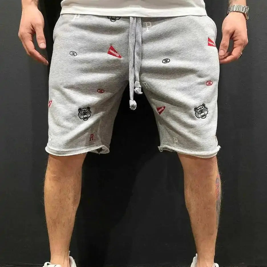 Shorts Atléticos Masculinos de Malha GLR SHOPPING