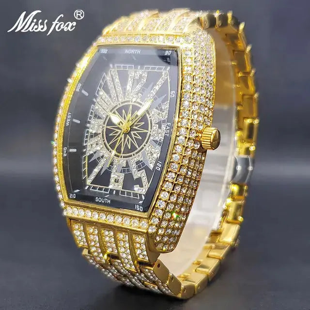 Iced Out Watch For Men - GLR SHOPPING