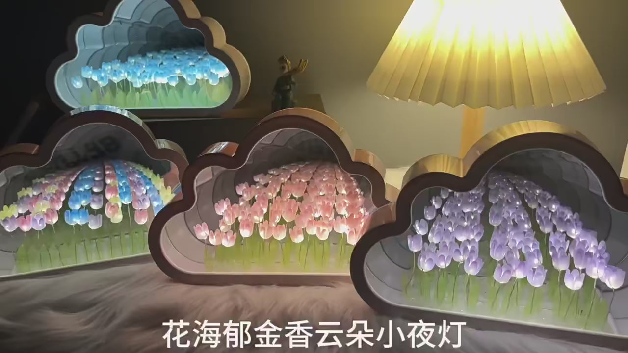Load video: Cloud Tulip LED Night Light