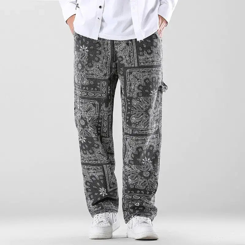 Printed Men's Loose Pants GLR SHOPPING