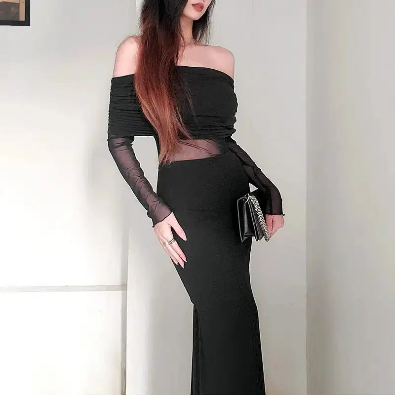 Elegant Off Shoulder Dress GLR SHOPPING