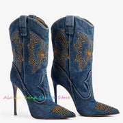 Winter Elegant Pointed Toe High Heels GLR SHOPPING