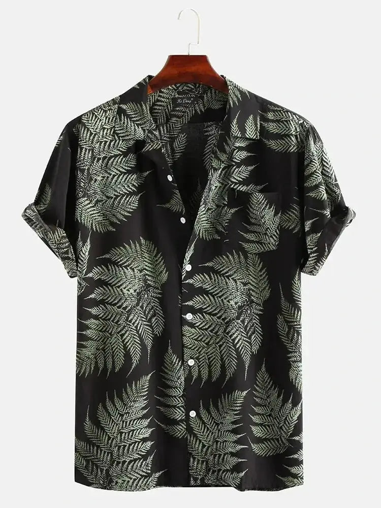 Hawaiian Casual Shirt Mens GLR SHOPPING