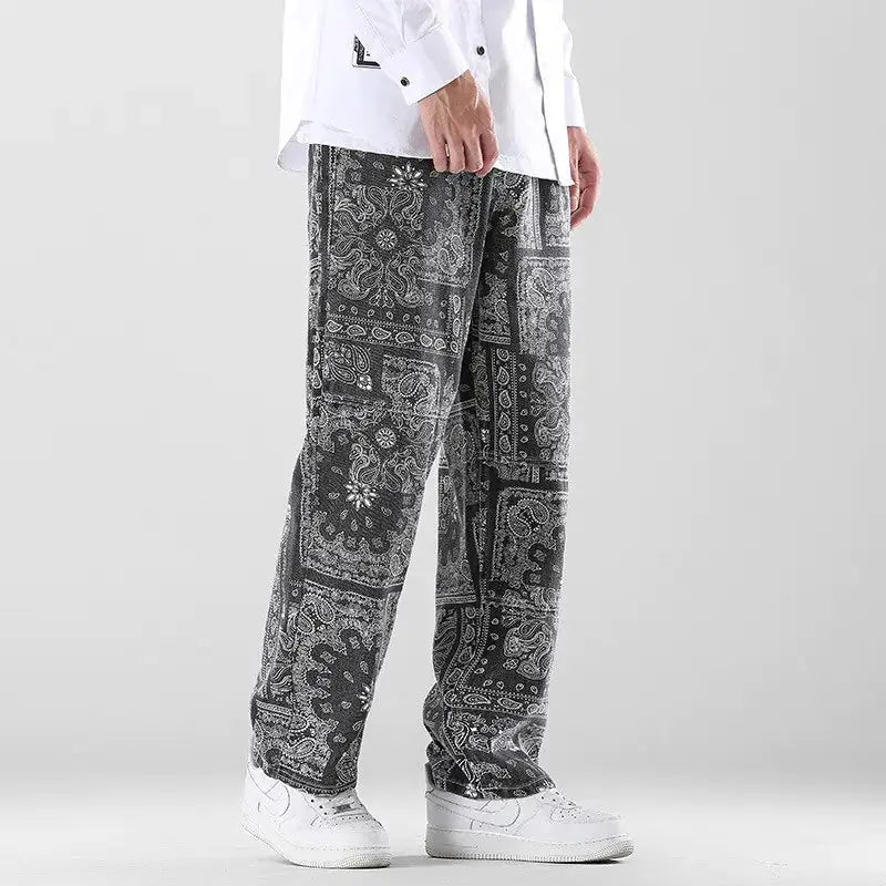 Printed Men's Loose Pants GLR SHOPPING