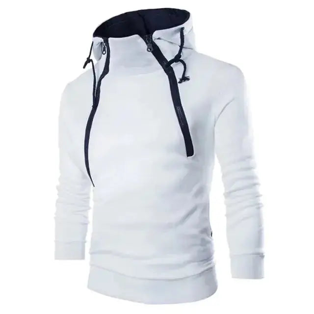 Men's High Neck  Hooded Pullovers - GLR SHOPPING