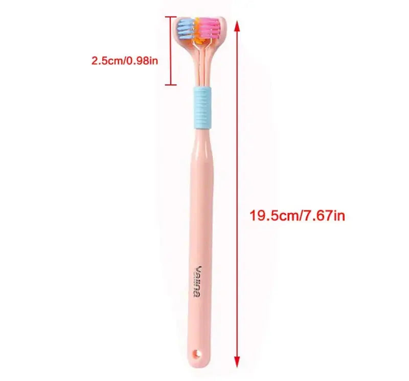 3 Sided Toothbrush - GLR SHOPPING