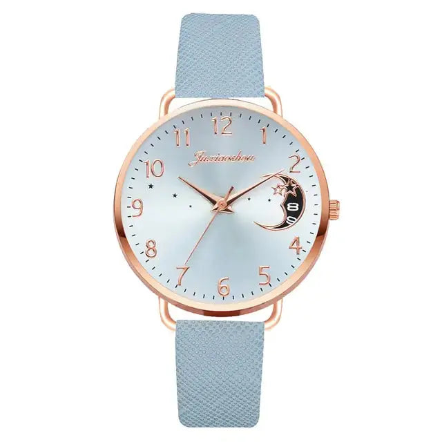 Moon Numbers Bracelet Watches Set GLR SHOPPING