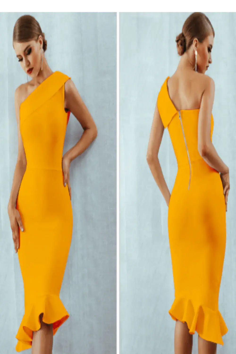 Midnight in London Off Shoulder Bodycon Dress GLR SHOPPING