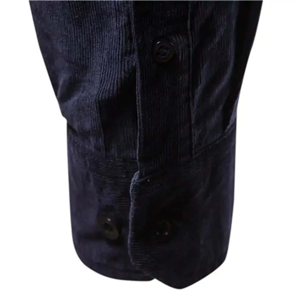 Men's Business Casual Corduroy Shirt GLR SHOPPING