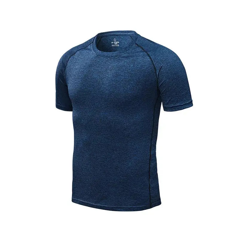 Men's Quick Dry Compression Running T-Shirts: Fitness & Soccer Sportswear GLR SHOPPING