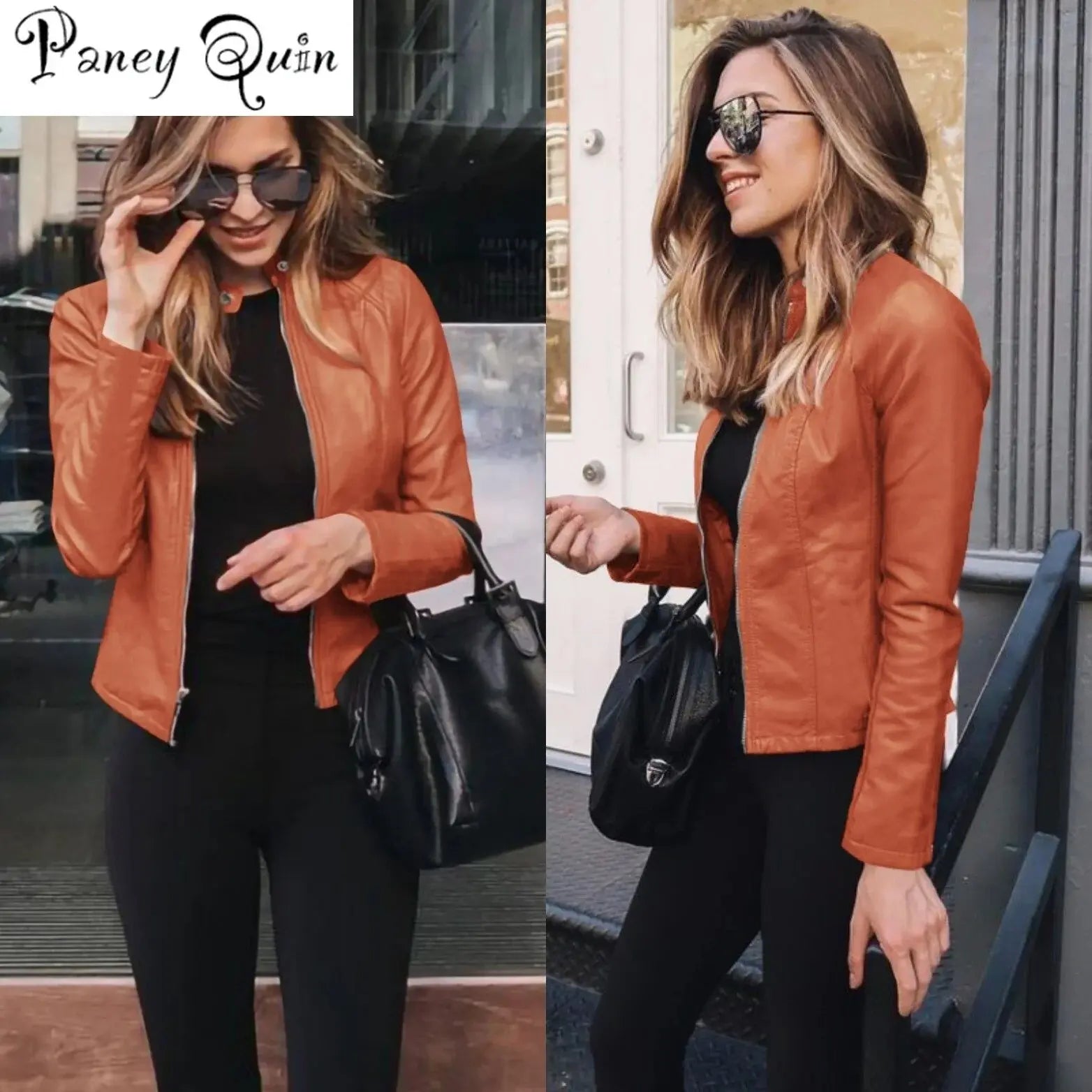 Faux Leather PU Jacket GLR SHOPPING
