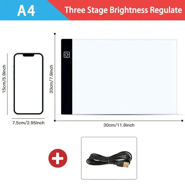 Dimmable LED Drawing Pad: Creative Kids' Gift GLR SHOPPING