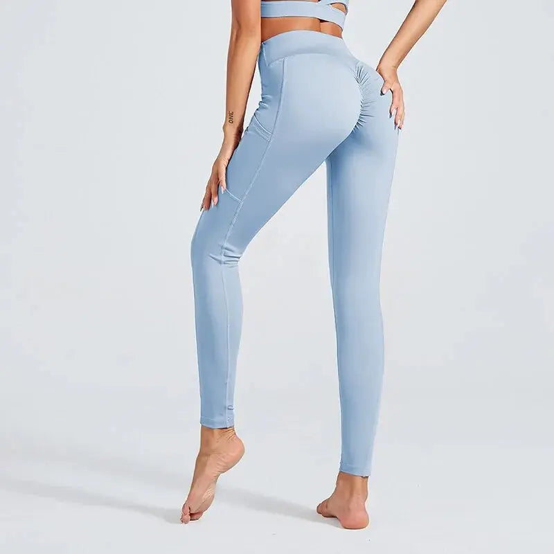 Kaminsky 6 Colors High Waist Women Leggings Solid Patchwork Casual Pants Push Up Jeggings Sexy Ladies Slim Fitness Leggings GLR SHOPPING