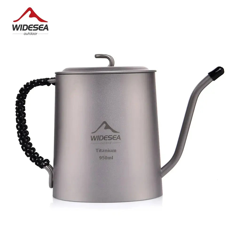 Camping Titanium Coffee Kettle GLR SHOPPING