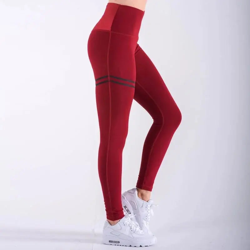 NORMOV New Hotsale Women Gold Print Leggings No Transparent Exercise Fitness Leggings Push Up Workout Female Pants GLR SHOPPING
