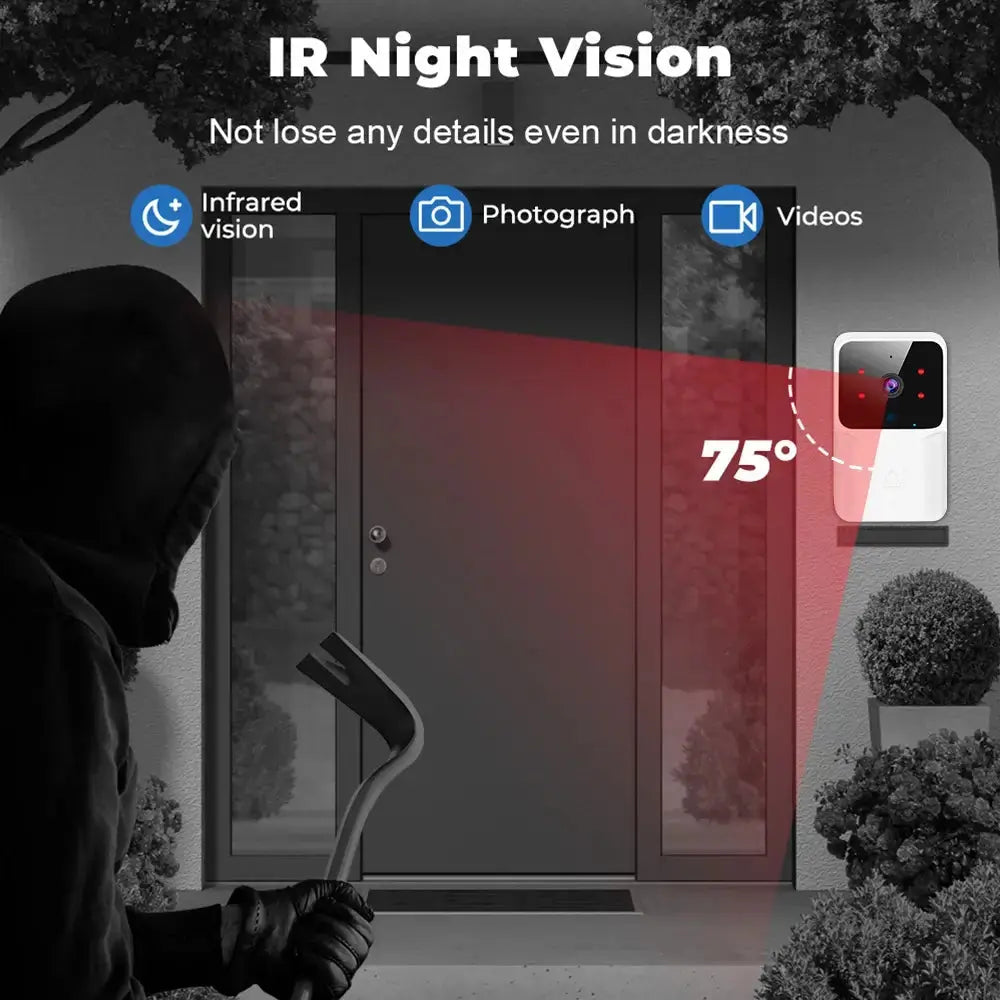Wi-Fi Video Doorbell GLR SHOPPING