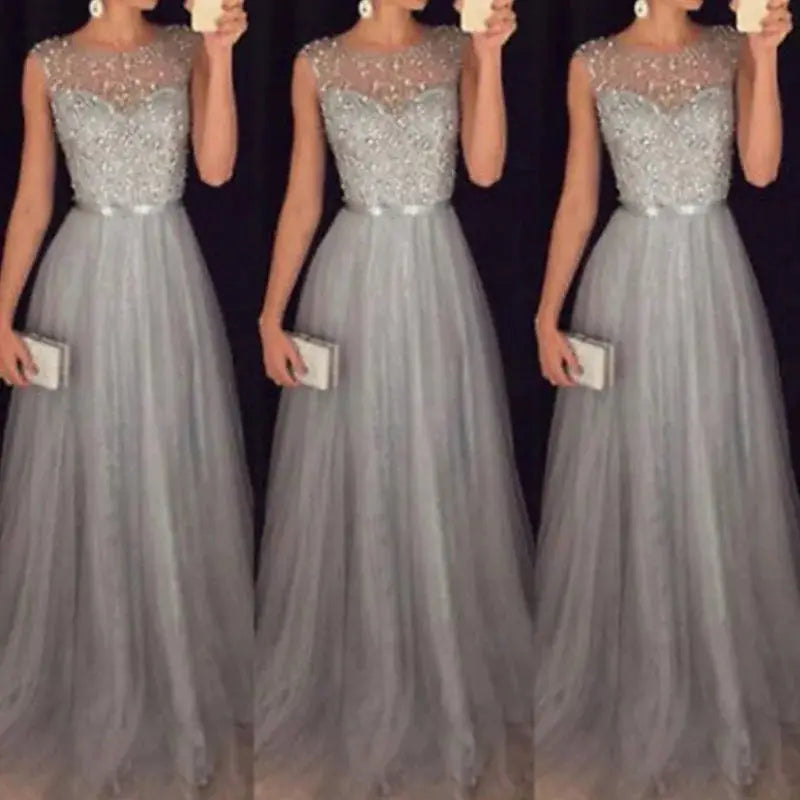 Elegant Prom Dress 2018 - Evening Gowns Sequin Dress GLR SHOPPING