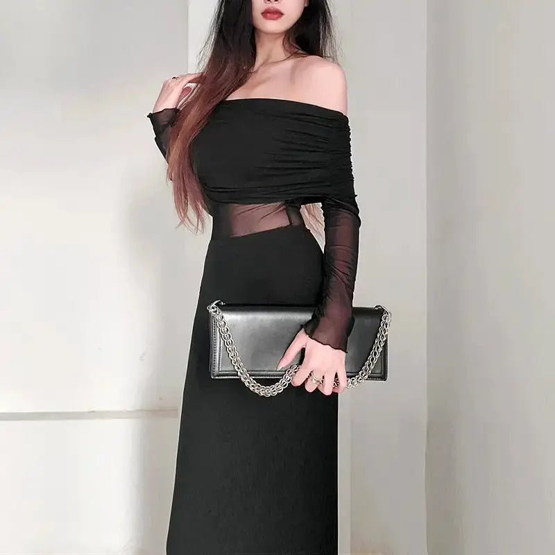 Elegant Off Shoulder Dress GLR SHOPPING