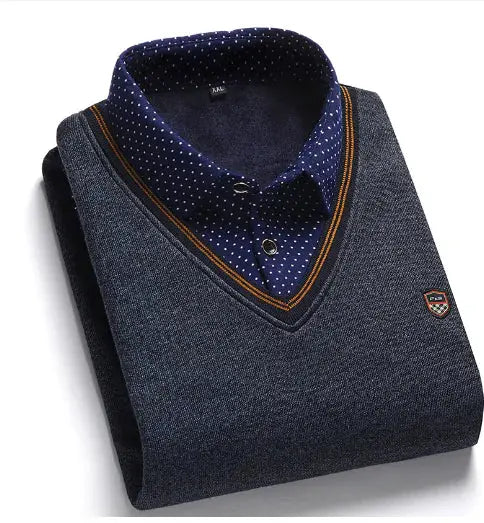 Thicken Knitted Male Base Sweater GLR SHOPPING