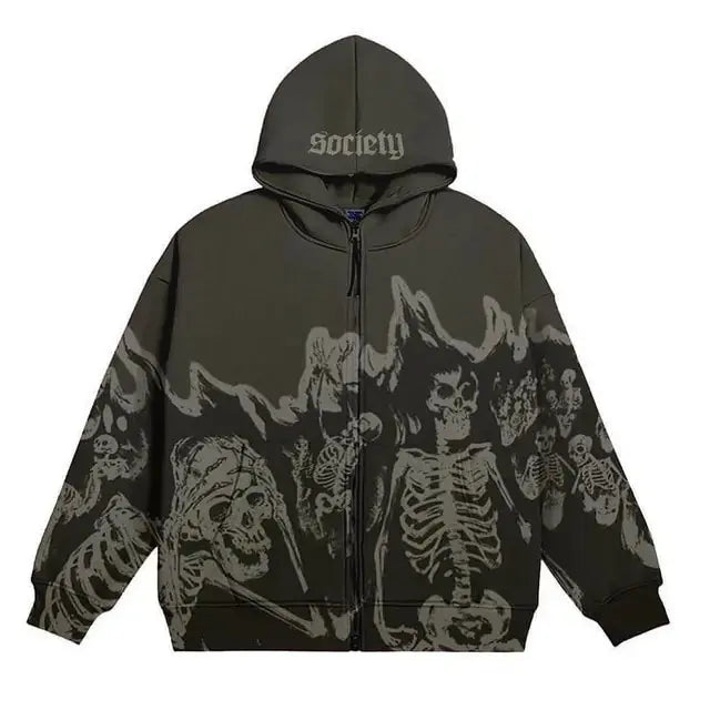 Men's Streetwear Skull Hoodies GLR SHOPPING