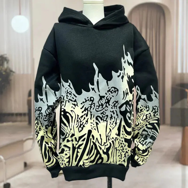 Streetwear Skull Print Hoodies GLR SHOPPING