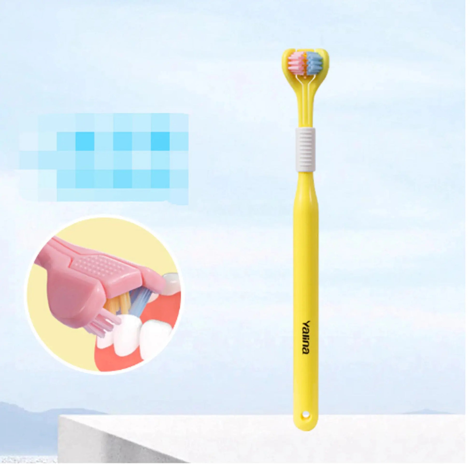 3 Sided Toothbrush - GLR SHOPPING