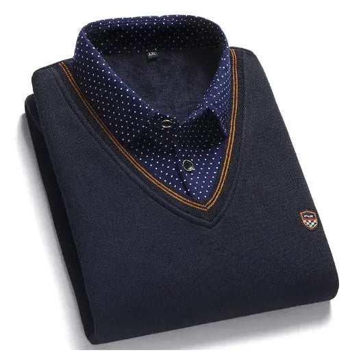 Thicken Knitted Male Base Sweater GLR SHOPPING