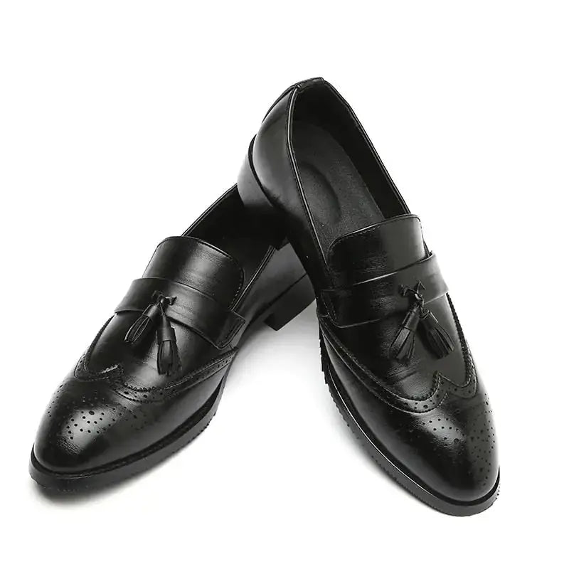 Classic Leather Tassel Loafers - GLR SHOPPING