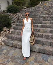 Chic Halter Tops And Slit Skirts GLR SHOPPING