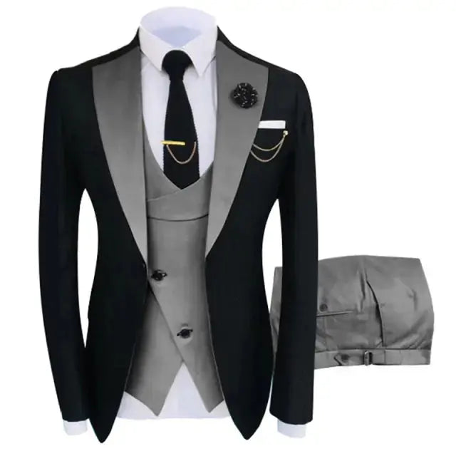 Fit Tuxedo 3 Piece Set GLR SHOPPING