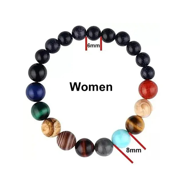 Eight Planets Natural Stone Bracelet GLR SHOPPING