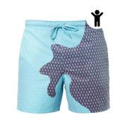 Children Encounter Water Change Color Beach Shorts Swim Trunks GLR SHOPPING