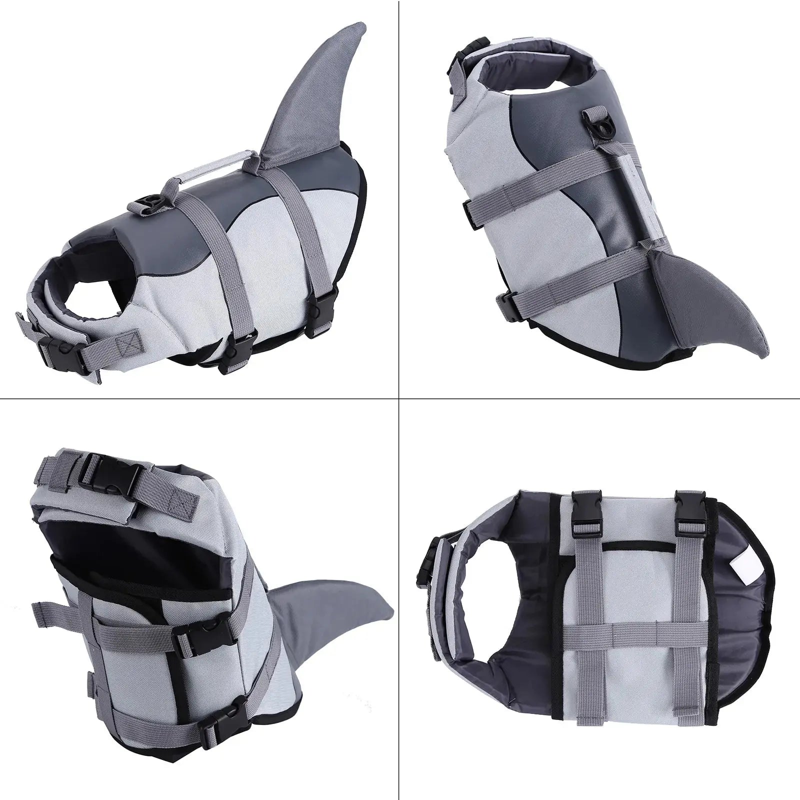 Adjustable Shark Vests For Dog GLR SHOPPING