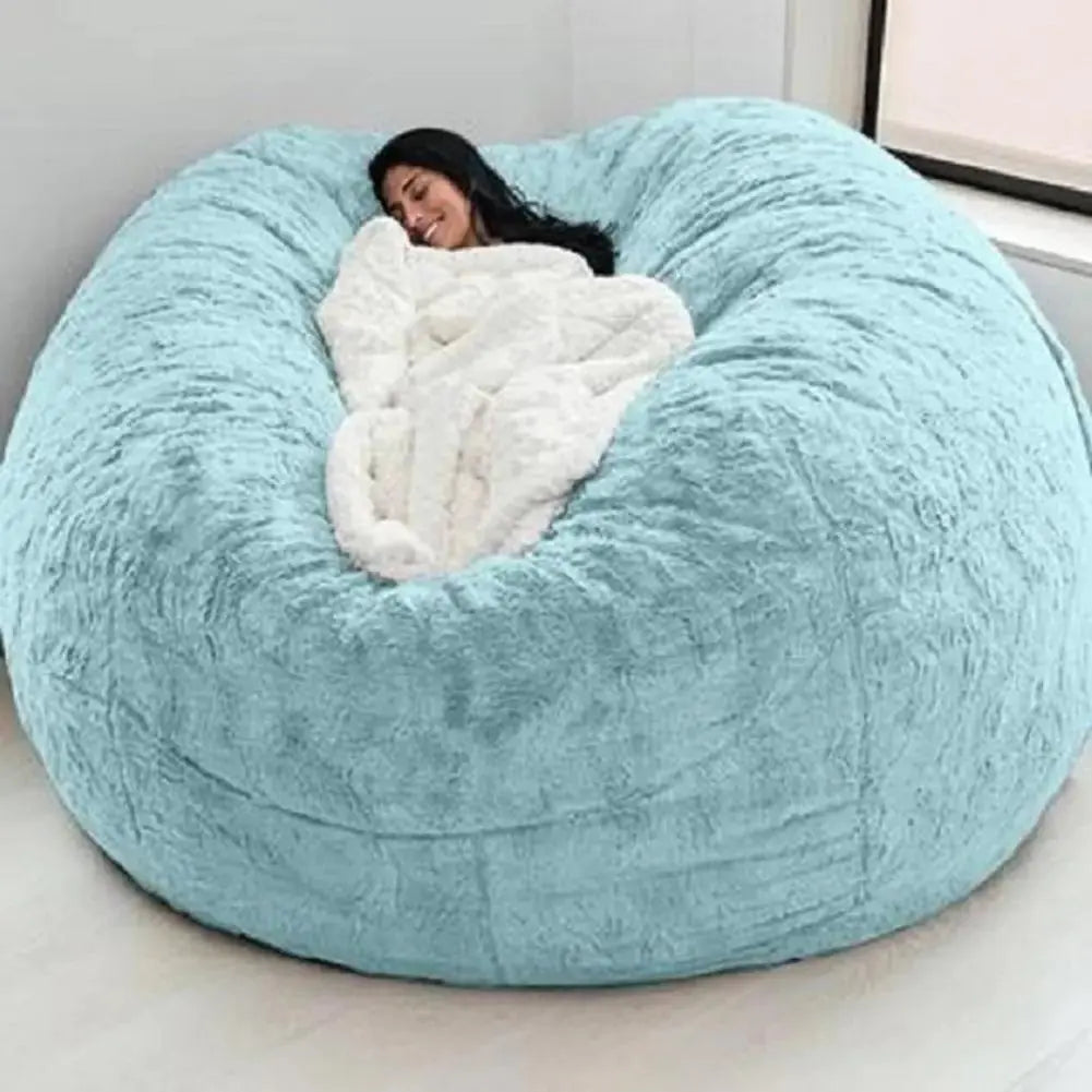 Giant Fluffy Fur Bean Bag GLR SHOPPING