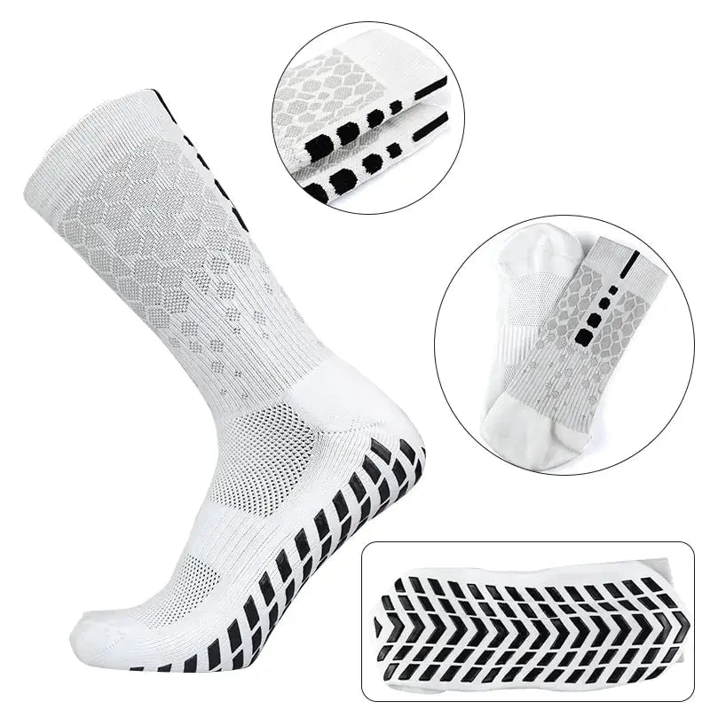 2022 New Men Women Football Socks Honeycomb Graphics GLR SHOPPING