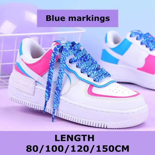 Rainbow Gradient Flat Shoelaces Pair GLR SHOPPING