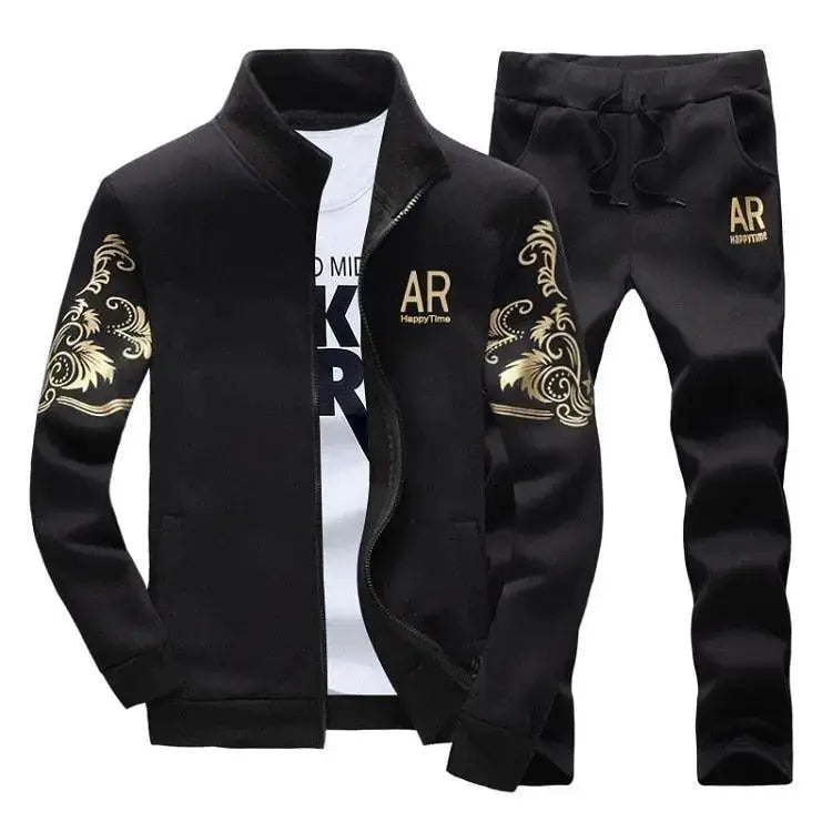 Men's Zipper Sweat Suit Set GLR SHOPPING