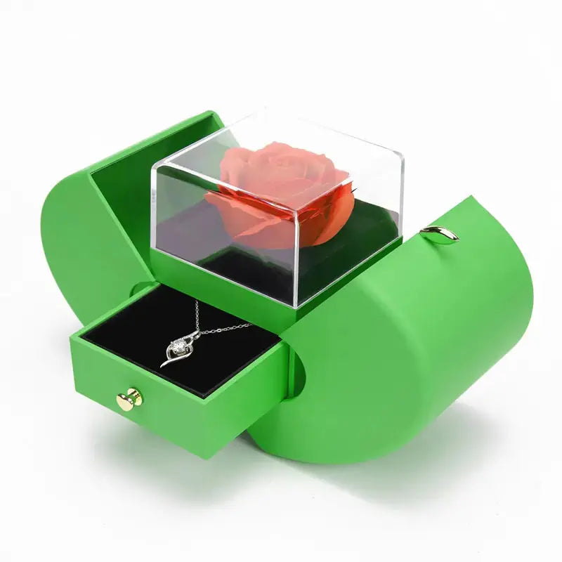 Eternal Flower Apple Jewelry Box GLR SHOPPING